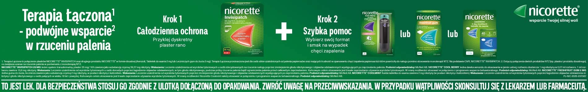 Nicorette Terapia Łączona